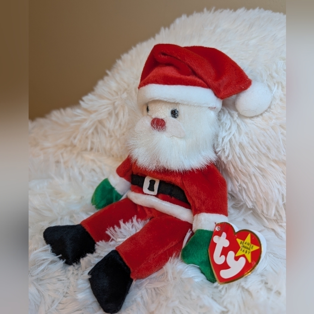 TY Beanie Babies 1998 Ty SANTA BD 12-6-98 - Picture 2 of 8